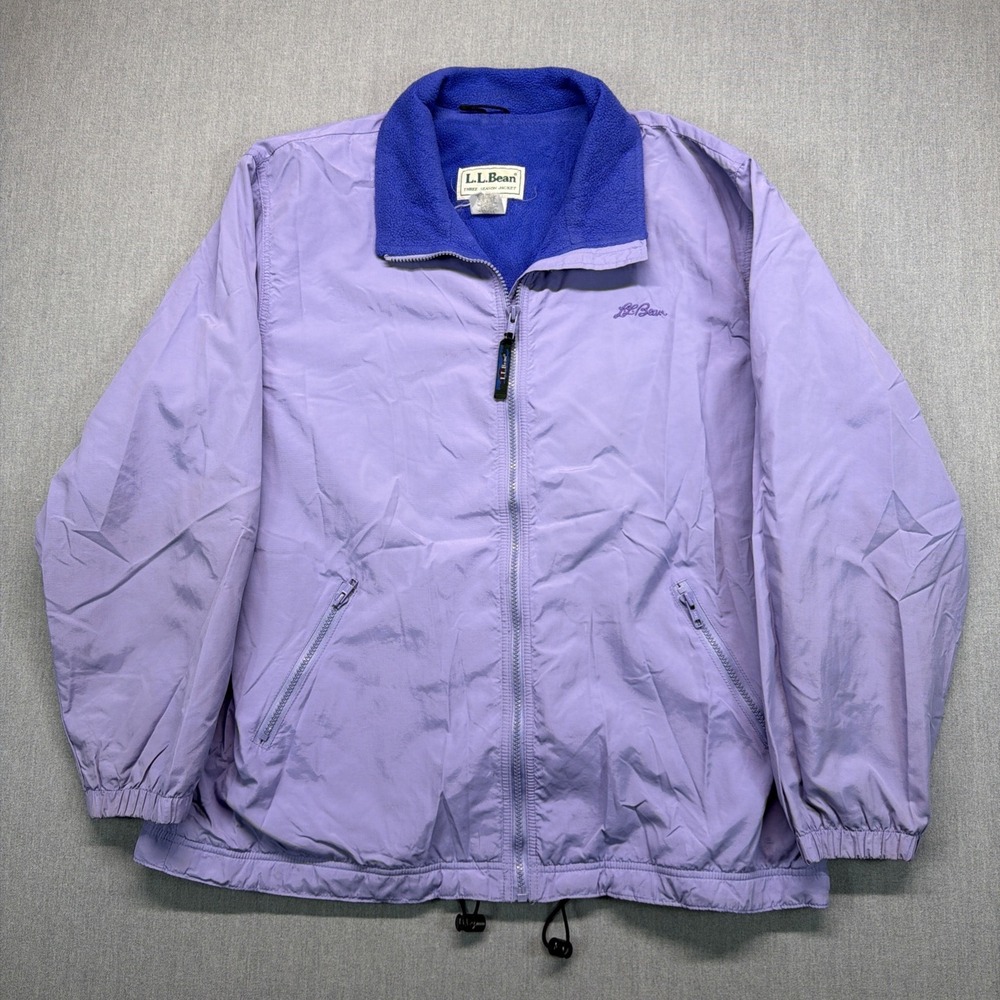 VTG LL Bean Mens LARGE Three Season Jacket Coat